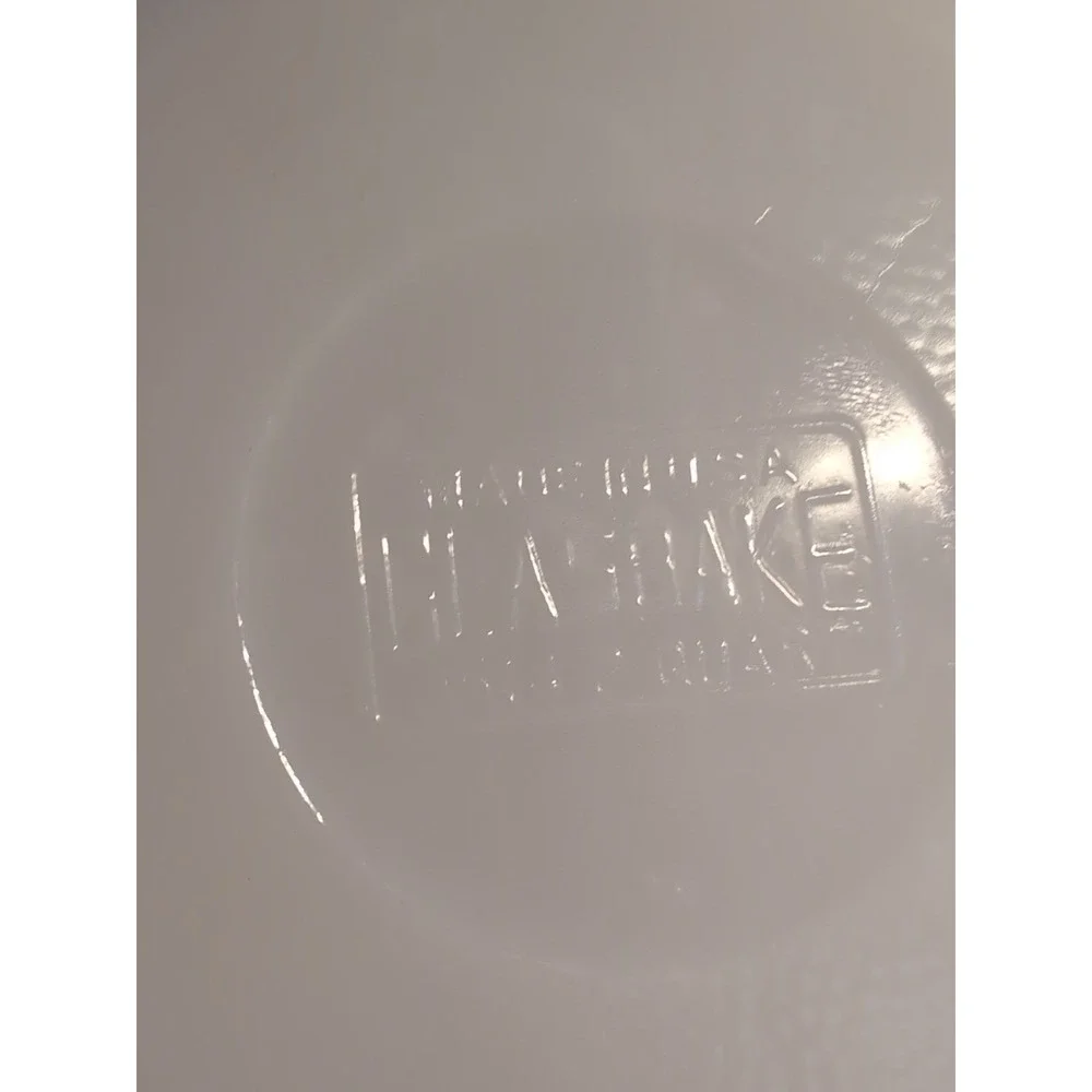 Vintage Pyrex Pink Casserole Baking Dish  Bowl 2 Qt #024 White Glasbake Bowl 2Qt